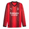 Camiseta de fútbol Manga Larga AC Milan Primera Equipación 23-24 - Hombre